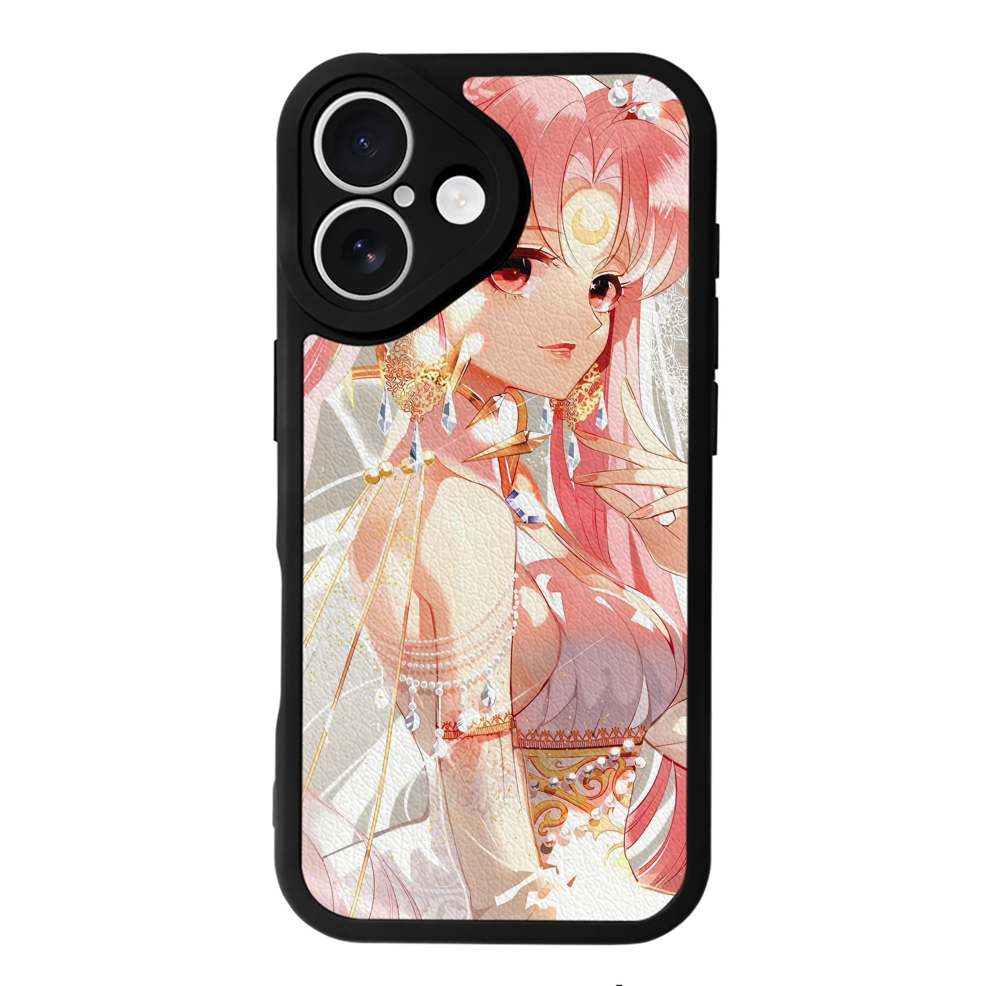 （画像用） 美少女戦士セーラームーン Sailor Moon 【iPhone 16シリーズ対応】シリコンスマホケース（レザー調） 材質：シリコン